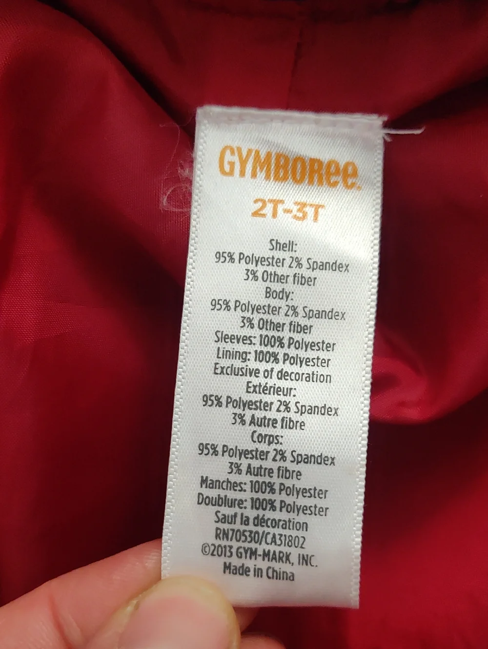 Gymboree Boys 2t-3t Bright Red Kids Varsity Jacket London Patch Y2K Cottagecore